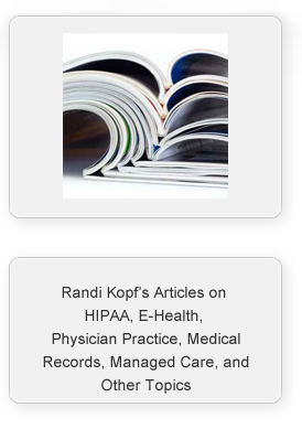 Kopf Health Law Articles