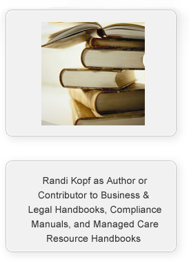 Randi Kopf Publictions and significant contributions