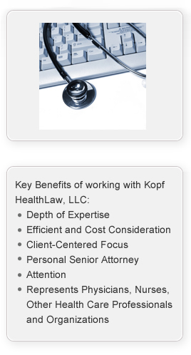 KopfHealthLaw | Professional Experience & Practice